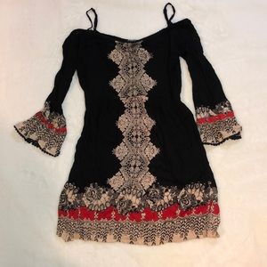 Strappy Off the Shoulder Dress